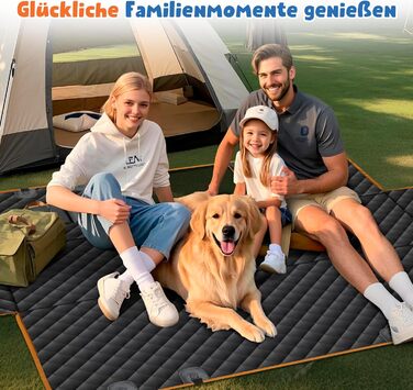 Водонепроникний килимок для собак у машину Heatail для заднього сидіння з боковими захисниками та сіткою, 135 x 148 см, чорний/помаранчевий