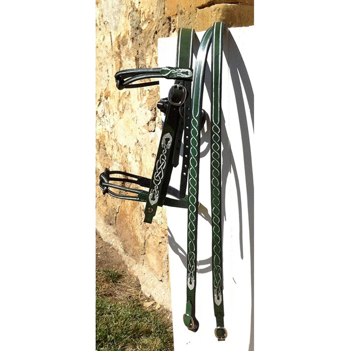 Зауваж для коня, регульований, фіолетовий, 10 см - аксесуари для верхової їзди, аксесуари для сідла