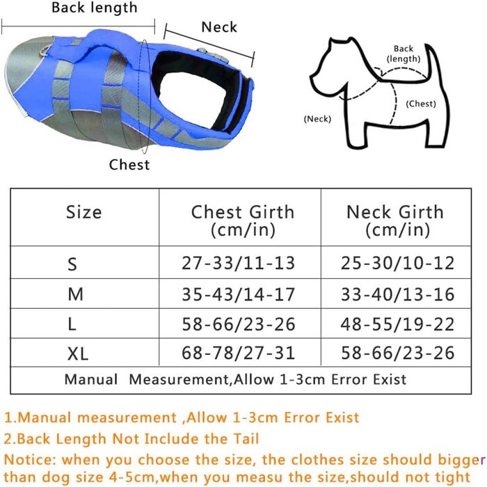 Спасальний жилет для собак PJDDP, чорний, L. Жилет для плавання з надмірною плавучістю та рятувальним руків'ям.