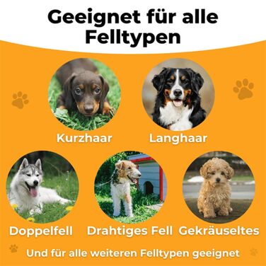 Fellwunder: щітка для видалення шерсті домашніх тварин, гребінець проти випадіння шерсті, підходить для всіх типів шерсті. М'який інструмент для вичісування підшерстка (1x щітка Fellwunder)