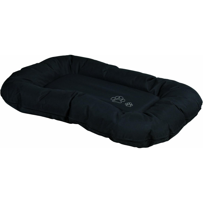 Килимок для собак TRIXIE Nordic Föhr, 120x90 см, темно-сірий – м'яке ліжко з бортиком для великих собак, з ручкою, можна прати, 37462