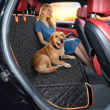 Захисний чохол на сидіння автомобіля для собак KYG, з кріпленням для собак, зносостійкий та водовідштовхуючий, 132x58x46 см
