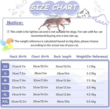 Одяг для безшерстої кішки Сфінкс: м'який пуловер з ролетним коміром, футболка та жилет з бавовни (Чорний, XL, A-фіолетовий)