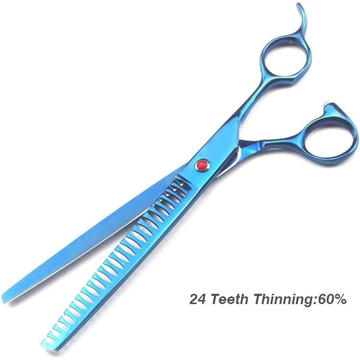 Професійна ножиця для собак, вигнута ножиця для шерсті, набір ножиць для грумінгу домашніх тварин з круглим безпечним наконечником