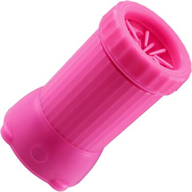 Автоматичний мийник лап для собак - USB-зарядка, для подорожей, рожевий