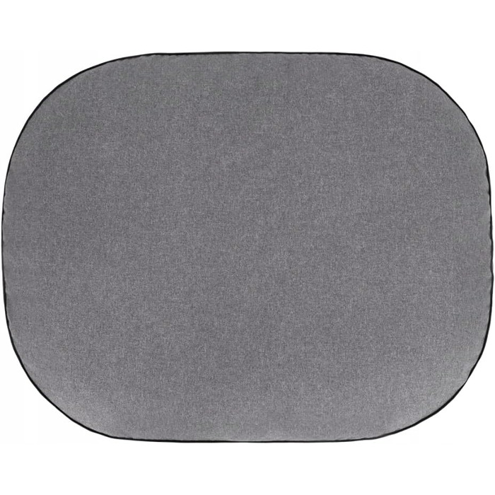 Матрац для собак овальної форми, Økoleinen - для маленьких, середніх та великих собак. Міцний, водонепроникний, з м'якою піною, для тварин, Outdoor & прання - 87x68x15cm (XXL - 130x100x15cm, Темно-сірий)