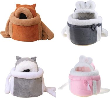 Рюкзак для собак - переноска для маленьких собак, сірий, L