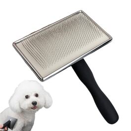 Гребінець для собак від випадіння шерсті з металу: масажний, для видалення підшерстя та вичісування