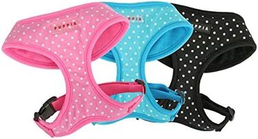 Нашийник для собак Puppia Dotty, небесно-блакитний, XS, без тяги, без блювоти, регульований, для прогулянок та тренувань