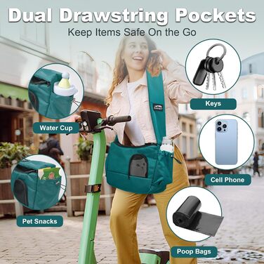 Трансформер для собак та котів до 3,2 кг, дихаюча переноска для тварин, сумка-переноска з кишенями, блакитна