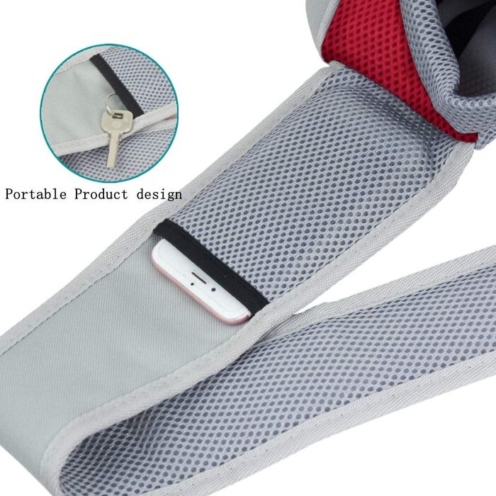 PETEMOO Сумка-переноска для собак та котів, червона (до 2.5 кг)