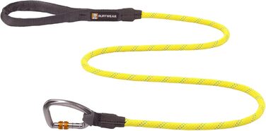 RUFFWEAR Knot-a-Leash повідок для собак, відбивний, мотузковий, з карабіном, довжина 1,5 м, товщина 7 мм, зелений