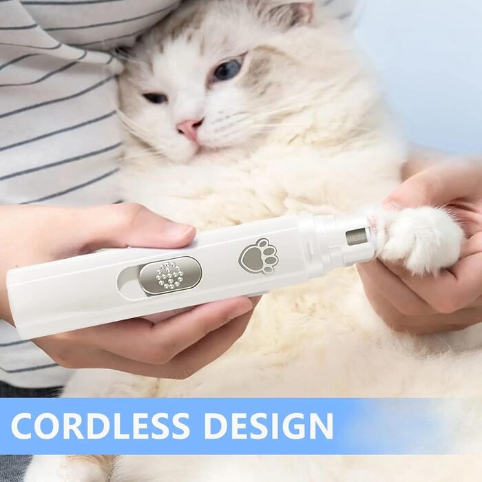 Електричний триммер для собак та котів IFaca: безболісне підрізання нігтів, 2 швидкості, для собак будь-яких порід