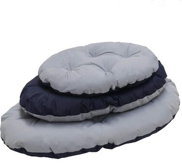 Матрац для собак Rosewood Tough & Mucky 95, водовідштовхувальний, розмір L, 81 см, чорний/сірий (L 48 x B 70 x H 6 см)