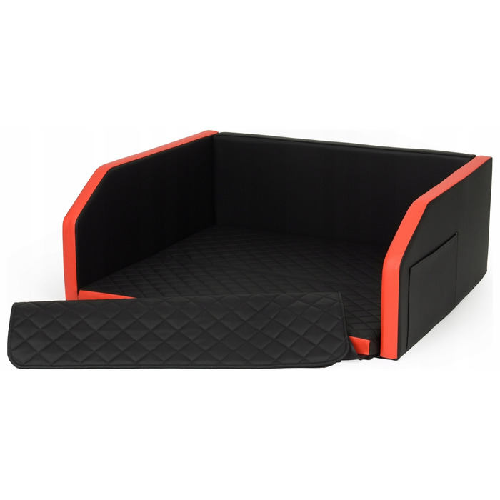 Автомобільний килимок з пластику Velinda 4XL, червоний, 40 x 100 см