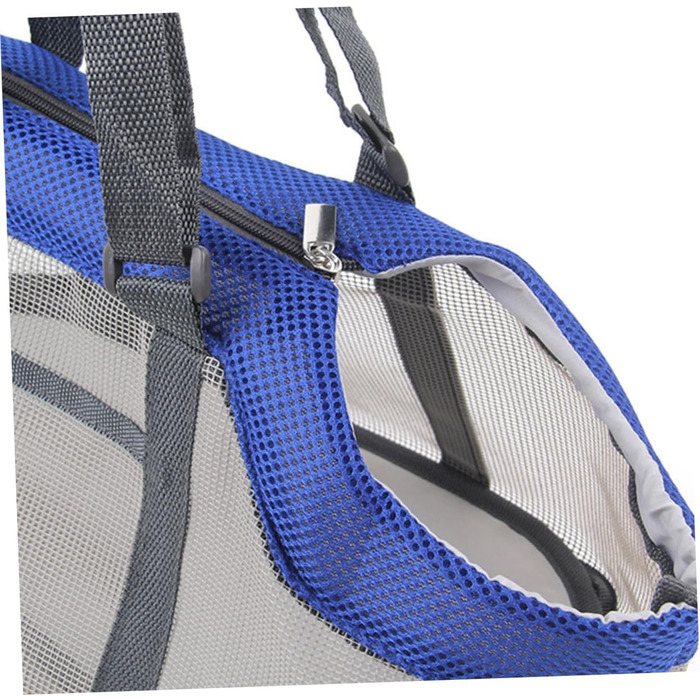 Сумка-переноска для собак Milisten з нейлону та сітки, легка та дихаюча, для активного відпочинку, подорожей та прогулянок з маленькими собаками та котами (блакитна)