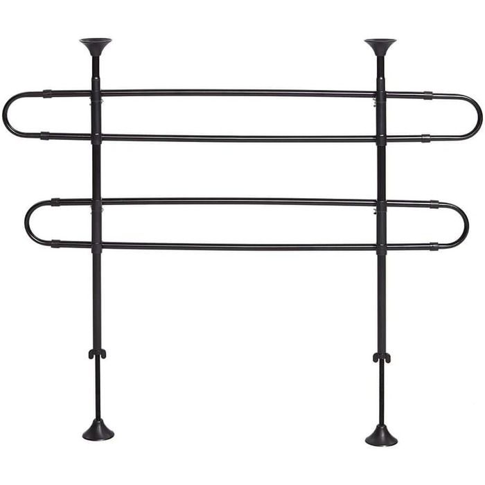 Захисний бар'єр для автомобілів SUV Midwest Homes for Pets, 6 трубок, чорний, модель 11