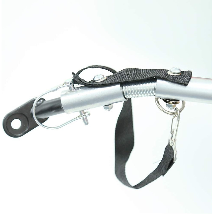 Причіп для собак до велосипеда, 2-в-1: причіп та візок для собак, складаний, для собак до 40 кг, 137x73x90 см (оранжевий)