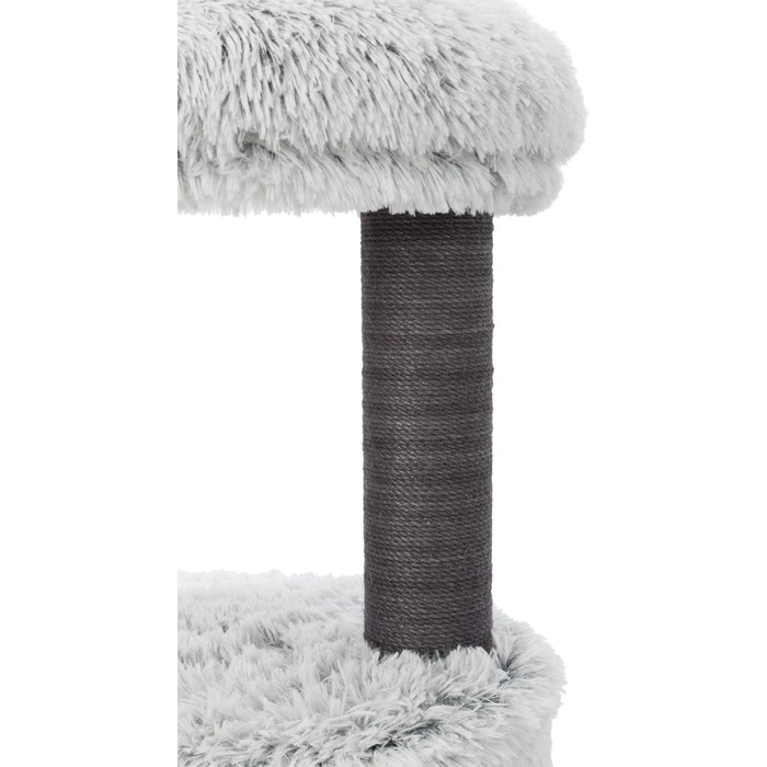 Дряпка для котів TRIXIE Harvey 73 см сірого кольору – кігтеточка з затишною печерою та зручною лежанкою, стабільна та комфортна – 44540