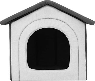 Будка для тварин, вольєр для собак, вольєр, будка для собак, зона відпочинку, вольєр для тварин, притулок для тварин, вольєр для собак R4: 55 x 60 см, матеріал: еко-сизаль + графіт Оксфорд R4 - 55 x 60 см