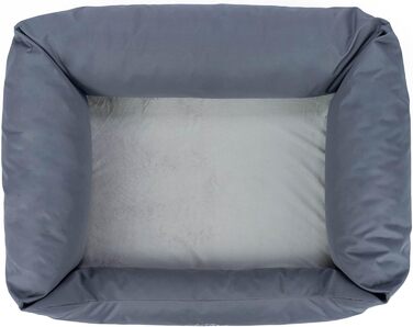 Ортопедичне собаче ліжко TrendPet Viscado сірого кольору, 100 см