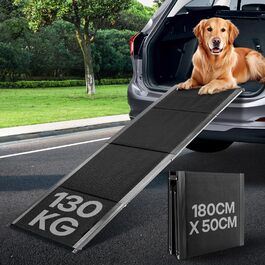 Рампа для собак, розкладна, 180 см, для авто, вантажівок та SUV, до 130 кг, алюмінієвий каркас