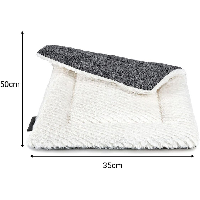 Килимок-підстилка Lionto для собак та котів, зігріваючий, 75x55 см, сірий