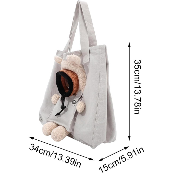 Сумка-переноска для собак - велика, дихаюча, м'яка, з канвасу. Ідеально для подорожей, прогулянок, авто, літака та щоденного використання