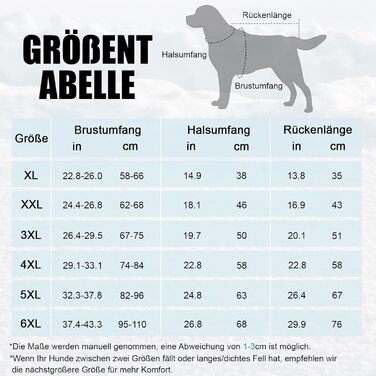 Зимовий теплий одяг для собак FeimaX: вітронепроникна куртка для середніх та великих собак. Відображає світло, регулюється, з D-кільцем. Чорний колір, розмір 4XL