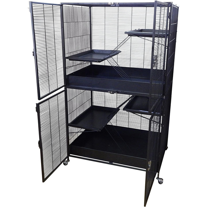 Клітка для щурів та гризунів Maximus 94x63x158 см, метал, Zoo-Shop