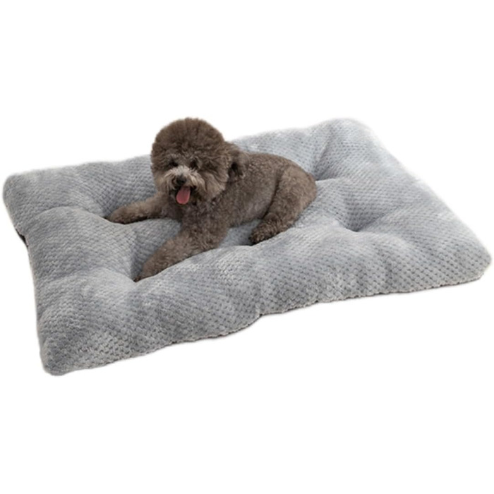 М'яка підстилка для собак Fesky: підстилка в переноску, лежанка для собак, килимок для песиків, 55x40 см сірий