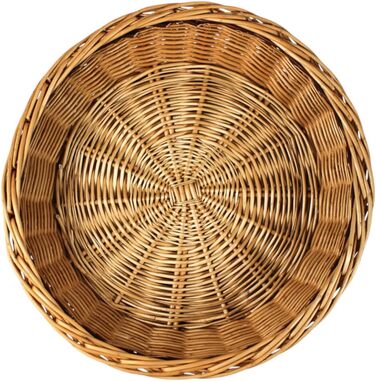 Гніздо для котів та собак: кругле, з прутистої верби, діаметр 47 см, 2 поверхи