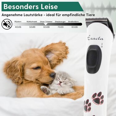 Машинка для стрижки собак Agrarzone Edition Aesculap Exacta, біла - з запасним лезом, триммер для лап, тиха, без вібрації, легка