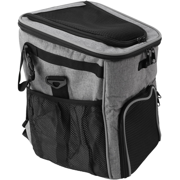 Кошик для собак Cryfokt, знімний, водонепроникний, 29 x 30 x 37 см, сірий