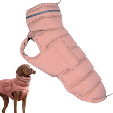Зимовий теплий куртка для собак, водонепроникний зимовий одяг для великих собак, тепла куртка для снігу та холодної погоди, з поліестеру, для осені та зими