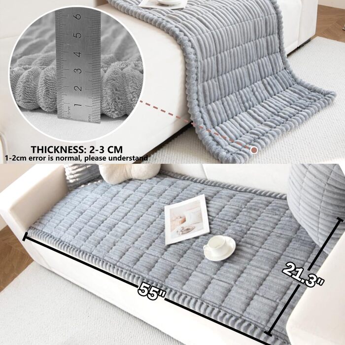 Килимок для собак у машину: захист заднього сидіння, антиковзаюча поверхня, килимок-диван для тварин, миючий, для автомобілів, SUV, седанів (51 x 24, сірий, 140 x 54 x 4 см)