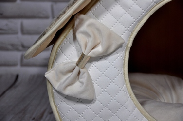 Ліжко-будиночок SjestaPupila для собак та котів, розмір S (30x30 см)