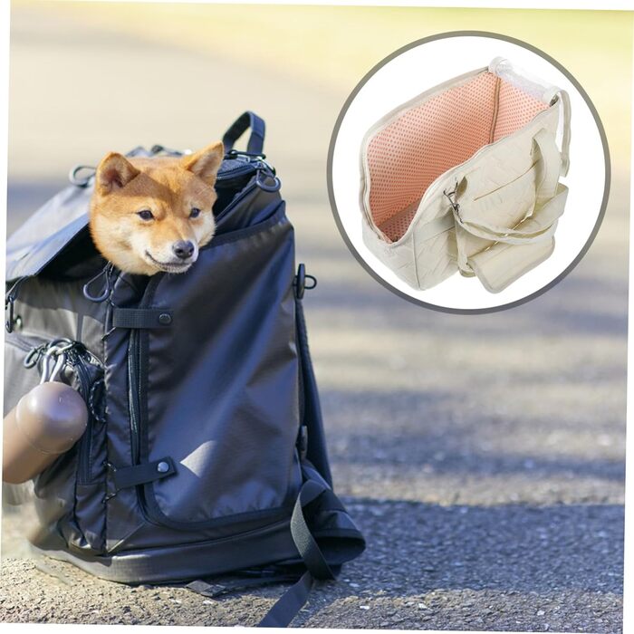 Транспортна сумка для котів та собак INOOMP: міцна, складана, з кишенею, для подорожей