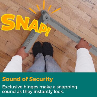 Laufstall для собак North States MYPET Petyard, 6 панелей, 66 см, складаний, для дому та вулиці, Feldstone Basic