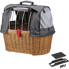 Універсальний кошик для собак KlickFix Doggy Basket Plus GTA, бежевий, 36x52x46 см