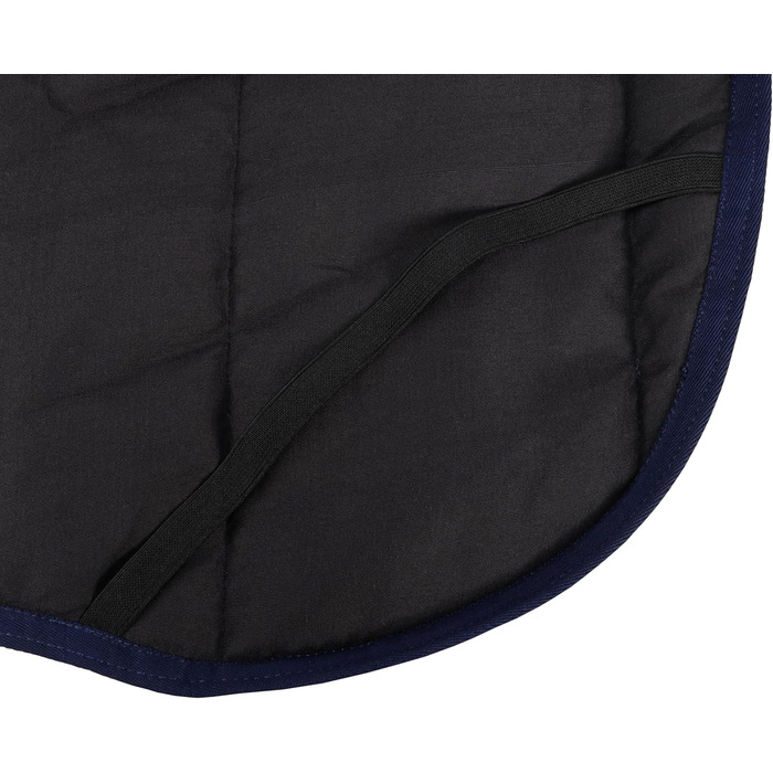 Зимовий теплий накид для собак Flamingo – Eisberg, какі та темно-синій, 40 см, поліестер, дихаючий, водостійкий, з PU-покриттям, з ремінцем на животі, з отвором для шлейки, світловідбиваючий