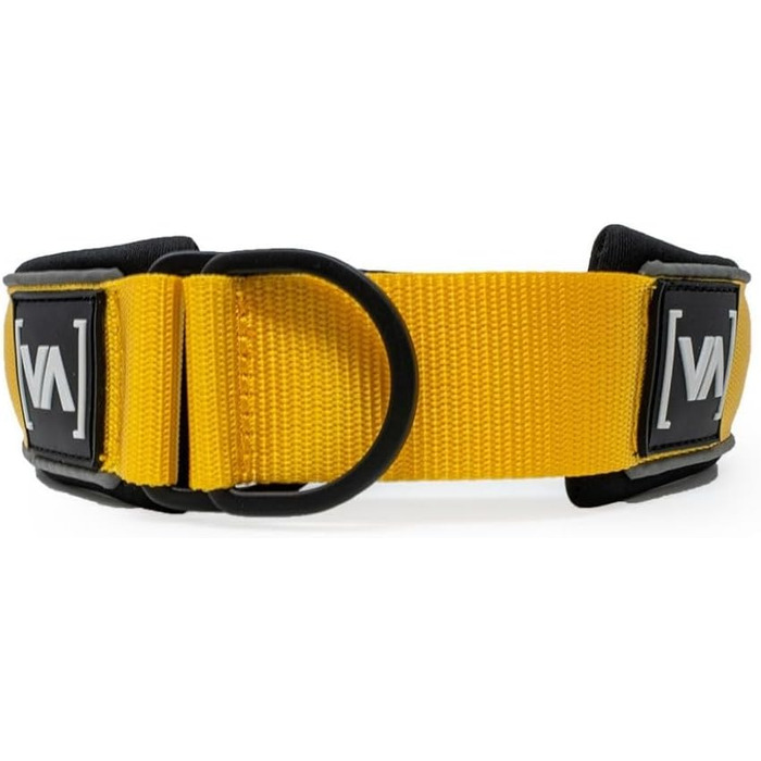 VITOMALIA® Легке відбиваюче нашийник для собак з гальмом, 4 см, міцний нейлон та м'який неопрен, для середніх собак