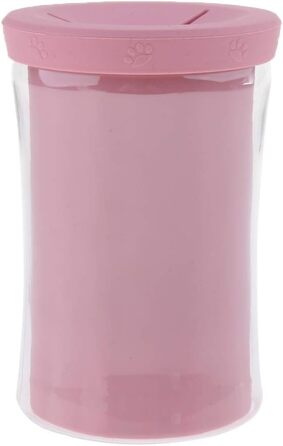 Миска для миття лап собакам, рожева | Чистяча щітка для лап собак