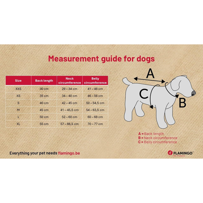 Зимовий теплий одяг для собак Flamingo Ushi Khaki, 45 см, водонепроникний, з флісовою підкладкою, світловідбиваючий, з отвором для шлейки