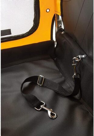 Причіп для собак M-Wave, складаний, з дощемiнком, для велосипеда, до 30 кг, STALWART PET