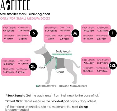 Водонепроникний зимовий одяг для собак AOFITEE - теплий костюм з флісу, середній розмір, блакитний, з відбиваючими смугами