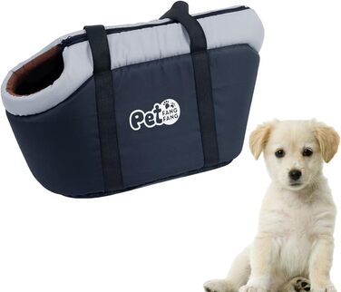 Сумка-переноска для собак маленьких порід, чорна: зручна та портативна переноска для тварин, ідеальна для подорожей та прогулянок на свіжому повітрі.