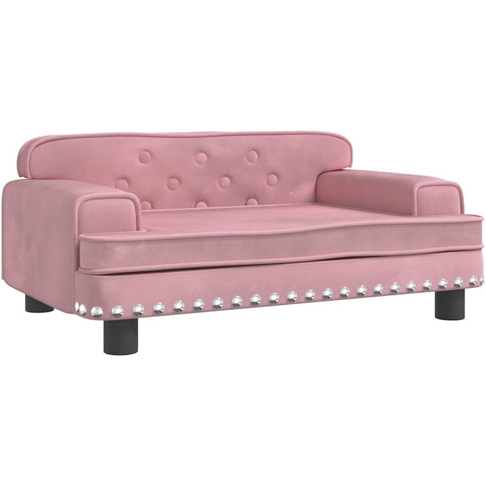 Крісло-ліжко для собак VidaXL, 70 x 45 x 30 см, Рожеве