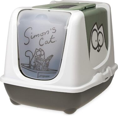 Туалет для котів Simon's Cat, пластиковий, 50×37×39 см