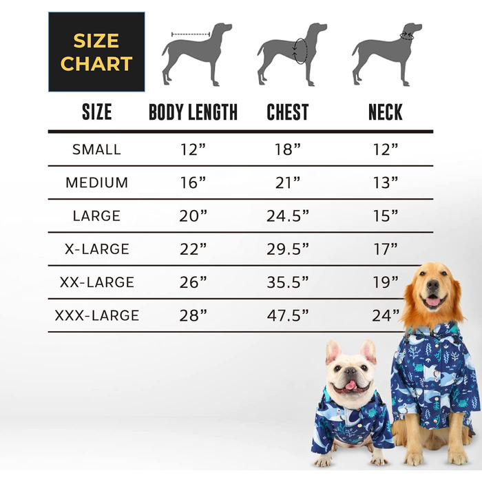 Дощовик для собак HDE, двошаровий, на блискавці, з капюшоном, розмір 3XL (XXX-Large, Хай)